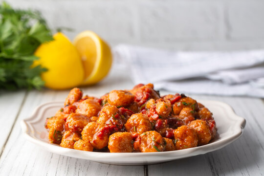 Traditional delicious Turkish food; bulgur garlic meatball (Turkish name; Sarimsakli bulgur kofte or Fellah koftesi)