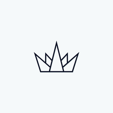 Crown Icon in trendy flat style isolated on white background. Crown symbol for your web site design, logo, app, UI. Vector illustration.
