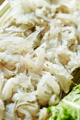 Sashimi, fresh raw fish dish 