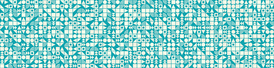 Abstract Geometric Pattern generative computational art illustration