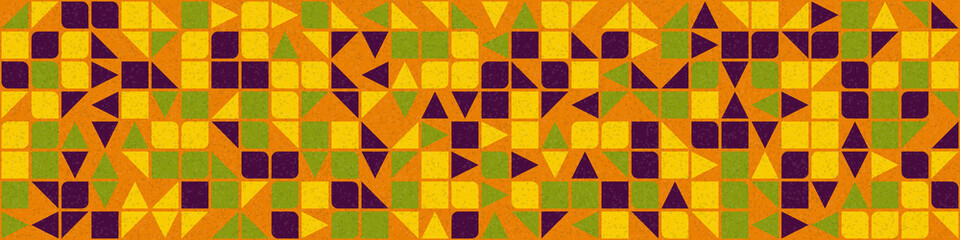 Abstract Geometric Pattern generative computational art illustration