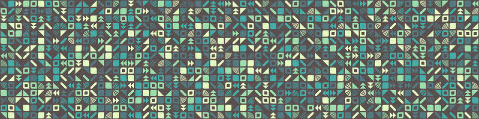 Abstract Geometric Pattern generative computational art illustration