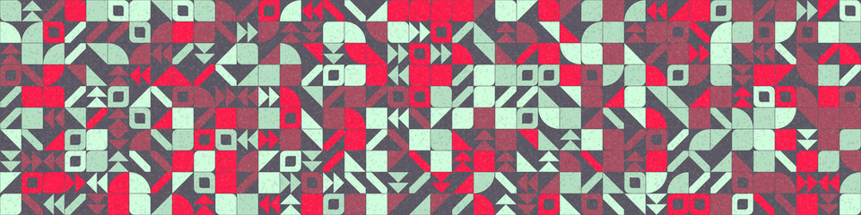 Abstract Geometric Pattern generative computational art illustration
