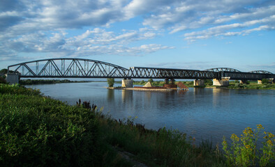 A view of the Tczew bridges 