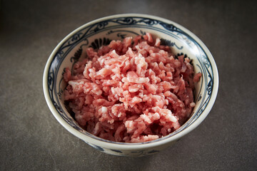 minced meat in a bowl