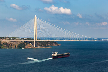 Yavuz Sultan Selim Bridge of Istanbul. Turkey