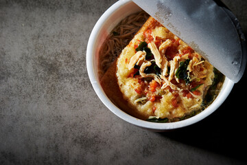 Instant Cup Ramen Vegetable Topping