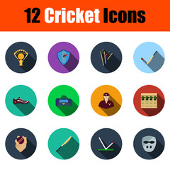 Cricket Icon Set