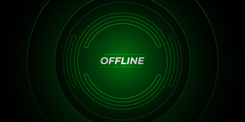 futuristic twitch offline background design