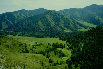 landscape in the mountains