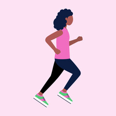 Fototapeta premium Jogging woman