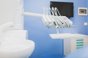 Dentita e visita dentistica. Studio dentistico.