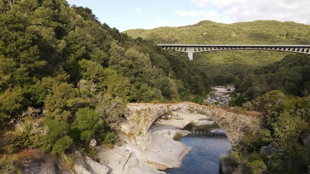 Taravo et pont - Corse-du-Sud