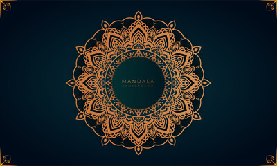 creative luxury mandala design template background 