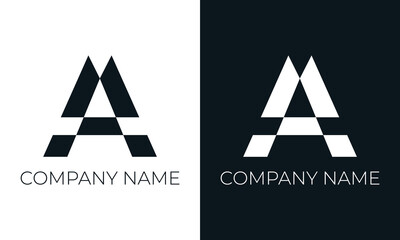 	
Initial letter a logo vector design template. Creative modern trendy a typography and black colors.