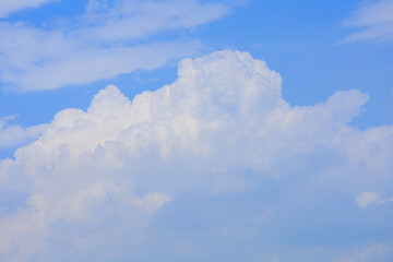 blue sky with clouds
