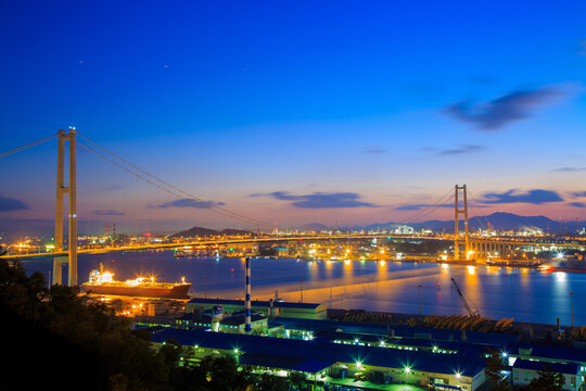 Ulsan Daegyo Bridge in Ulsan, South Korea
