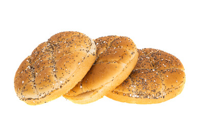 hamburger bun isolated