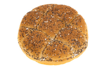 hamburger bun isolated