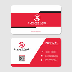 Modern professional business card design vector