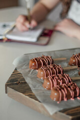 close up of a piece of cake