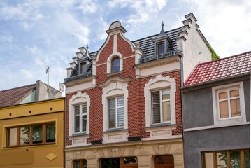 Houses and streets of Old Europe, traditional architecture.
