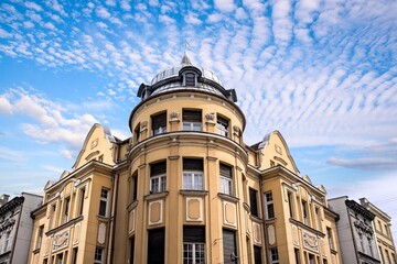 Houses and streets of Old Europe, traditional architecture.