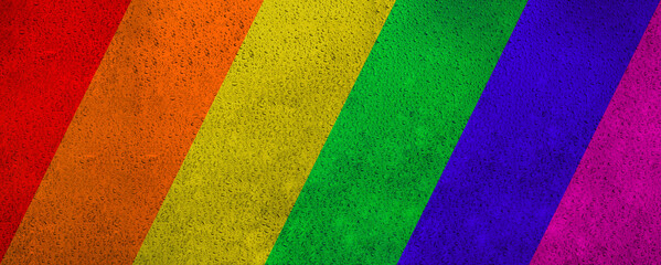 drops of water on a rainbow background. texture of water droplets.