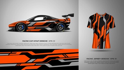 Car wrap and t-shirt design vector for race car, pickup truck, rally, adventure vehicle, uniform, jersey, cycling, football, gaming and sport livery.