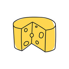 Vector icon cheese.