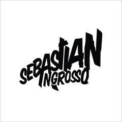 Sebastian Ingrosso Text in Stylish & Creative Way