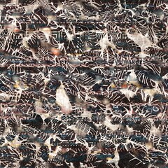 Seamless abstract organic shape pattern for print. High quality illustration. Small broken pieces or shards arranged neatly into an attractive trendy texture. Seamless repeat raster jpg swatch.