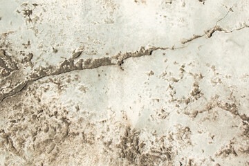 Obraz premium Old and damaged concrete wall surface, abstract with cracks.