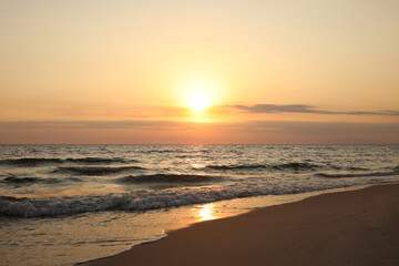 Beautiful view of sky over sea at sunset © New Africa