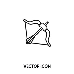 Archery vector icon. Modern, simple flat vector illustration for website or mobile app.Archer symbol, logo illustration. Pixel perfect vector graphics	