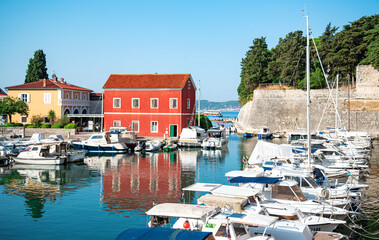 Port of Fosa in the city of Zadar, Croatia