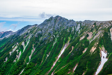 Fototapeta na wymiar 富山県　雲ノ平から望む絶景