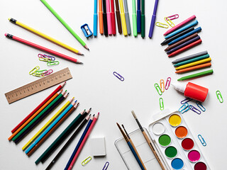 School office supplies on board.