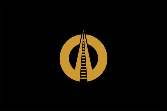 Train railway logo design vector. Transportation logo design.