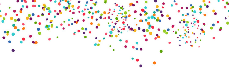 seamless confetti party background