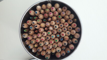 pencils in a bowl