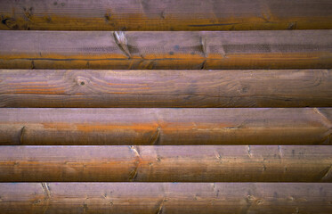 Texture from wooden homogeneous logs.