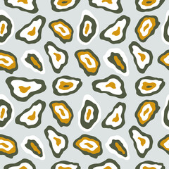 seamless patterns. Colorful shapes of irregular shape in an abstract style. Vector illustration