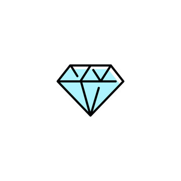 Simple jewelry ring logo design	
