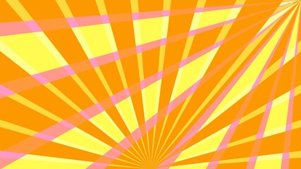 Retro ray rotate design radial. cartoon