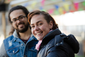 Portrait of smiling couple