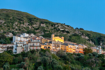 Fototapeta na wymiar Acquappesa, Cosenza district, Calabria, Italy, Europe, view of the small village