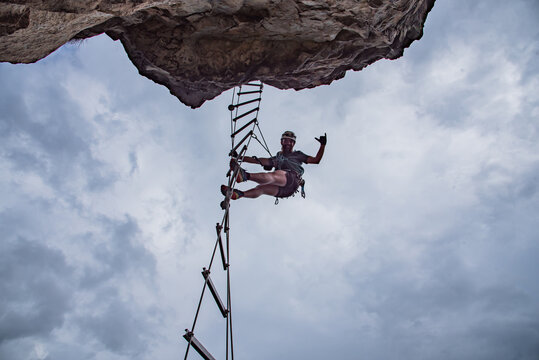 spain via climbing with expert well-equipped monitor