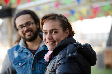 Portrait of smiling couple