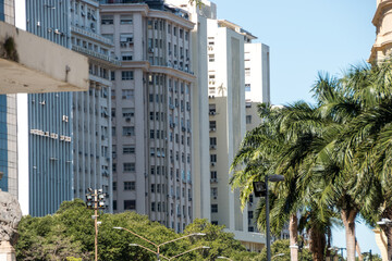 buildings in the center of Rio de Janeiro, Brazil.
